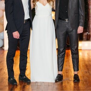 DB Studio white long dress